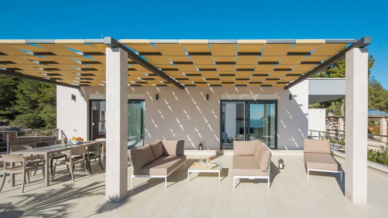 Luxury Villa Lucice View Milna  Exterior foto