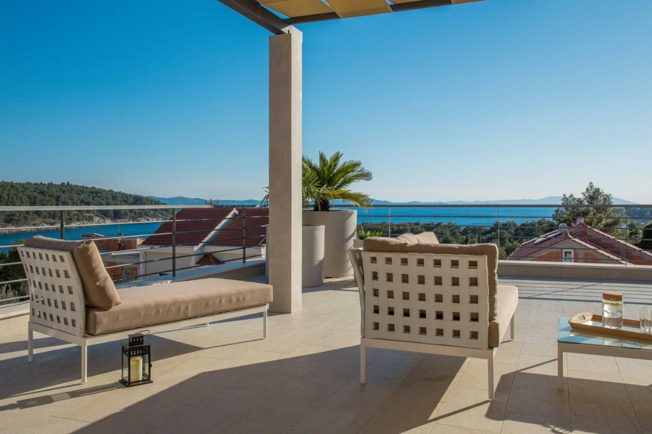 Luxury Villa Lucice View Milna  Exterior foto