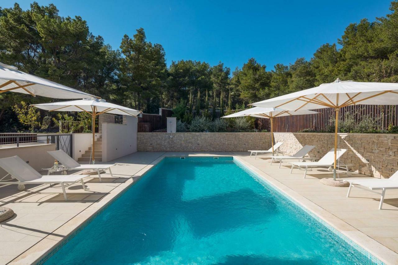 Luxury Villa Lucice View Milna  Exterior foto